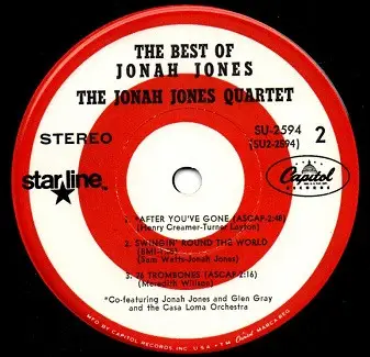 Jonah Jones - The Best Of Jonah Jones
