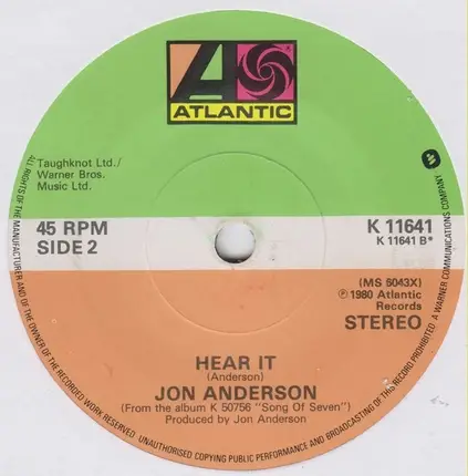 Jon Anderson - Take Your Time