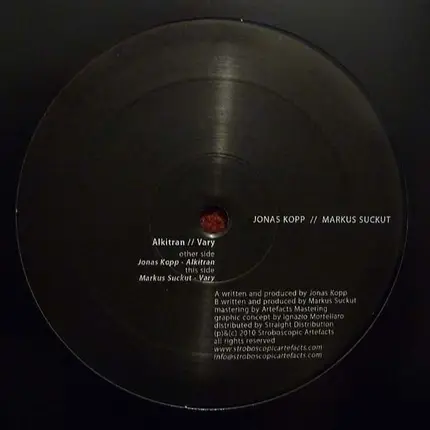 Jonas Kopp / Markus Suckut - Alkitran / Vary