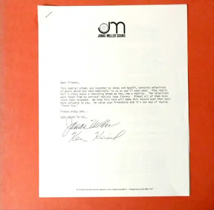 Jonas And Ken - Good Sound To You