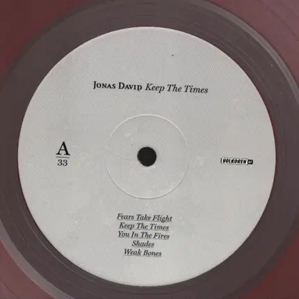 Jonas David - Keep the Times