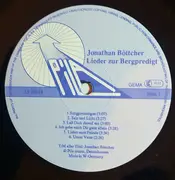 LP - Jonathan Böttcher - Lieder Zur Bergpredigt