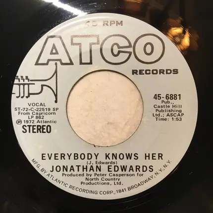 Jonathan Edwards - Everybody Knows Her