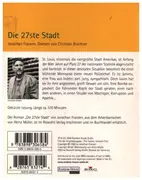 MC - Jonathan Franzen - Die 27ste Stadt - German Audio Book