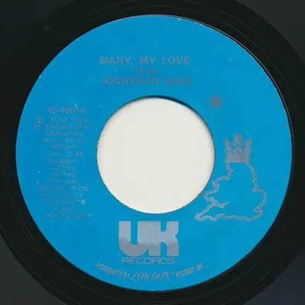 Jonathan King - Mary, My Love