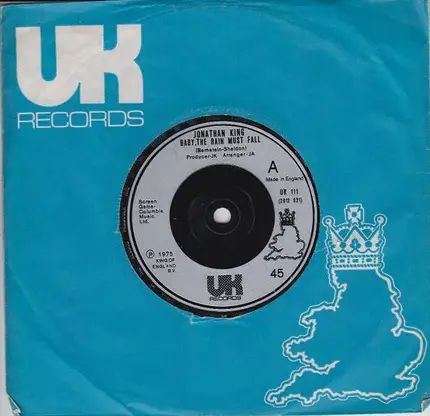Jonathan King - Baby, The Rain Must Fall