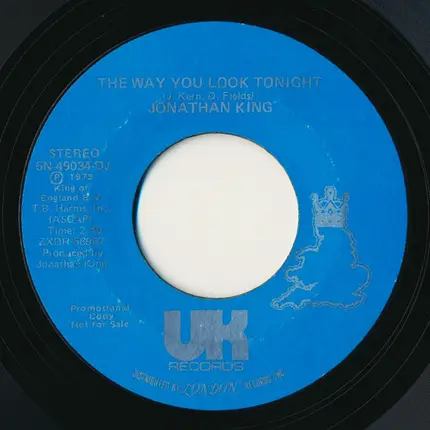Jonathan King - The Way You Look Tonight