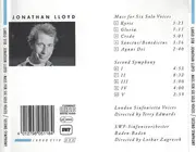 CD - Jonathan Lloyd - Mass For Six Solo Voices / Second Symphony