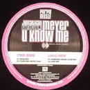 12inch Vinyl Single - Jonathan Meyer - U Know Me - The EP Vol 1 - EP
