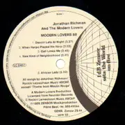 LP - Jonathan Richman & The Modern Lovers - Modern Lovers 88