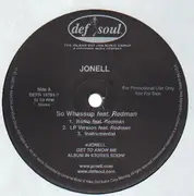 12inch Vinyl Single - Jonell - So Whassup / Don't Stop