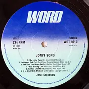 LP - Joni Eareckson - Joni's Song