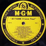 LP - Joni James With David Terry And His Orchestra - Je T'aime... I Love You