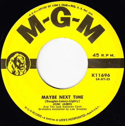 Joni James - Am I In Love / Maybe Next Time