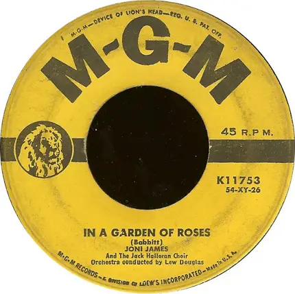 Joni James - Every Day / In A Garden Of Roses