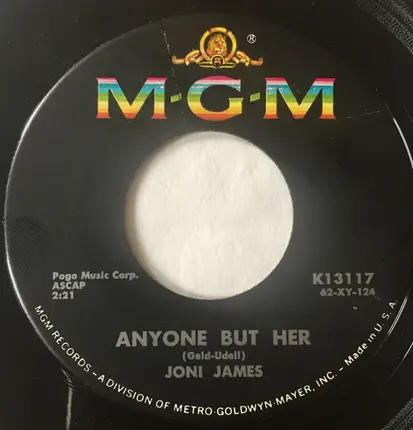 Joni James - Forgive A Fool / Anyone But Her