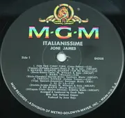 LP - Joni James - Italianissime!