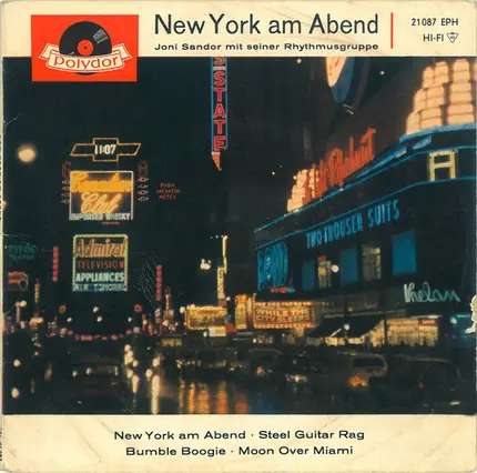Joni Sandor And His Rythem-Group - New York Am Abend