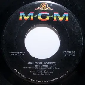 Joni James - Are You Sorry?