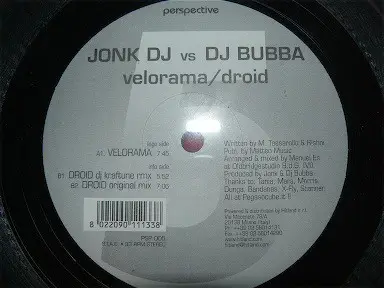 Jonk DJ vs DJ Bubba - Velorama / Droid