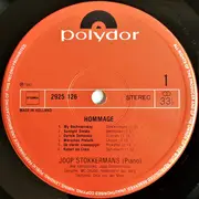 LP - Joop Stokkermans - Hommage