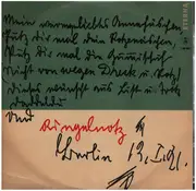 10'' - Joachim Ringelnatz - Gesprochen von Annemarie Hase