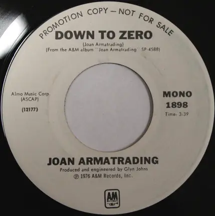 Joan Armatrading - Down To Zero