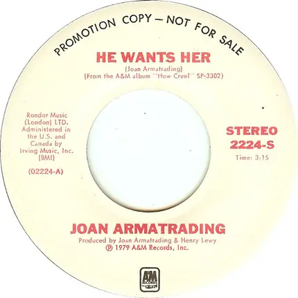 Joan Armatrading - He Wants Her