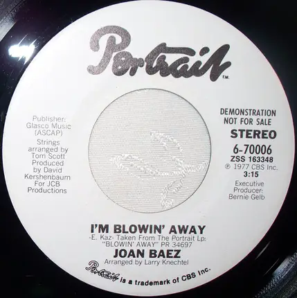 Joan Baez - I'm Blowin' Away