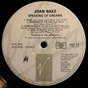 LP - Joan Baez - Speaking Of Dreams