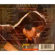 Double CD - Joan Baez - The First Lady Of Folk - 1958-1961 - Mono
