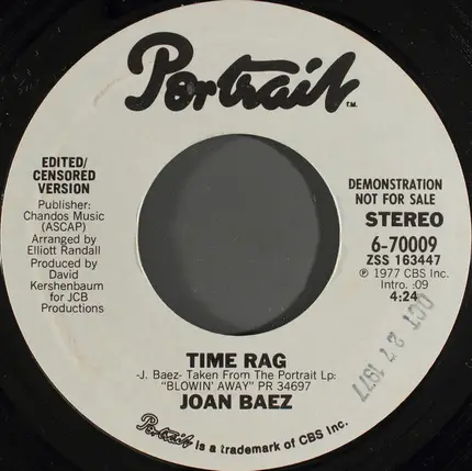 Joan Baez - Time Rag