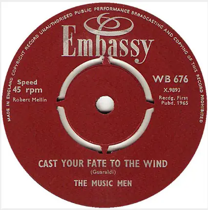 Joan Baxter / The Music Men - You've Lost That Lovin' Feelin' / Cast Your Fate To The Wind