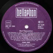 LP - Joan Jett - Bad Reputation