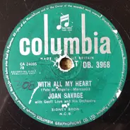 Joan Savage - With All My Heart / Love Letters In The Sand