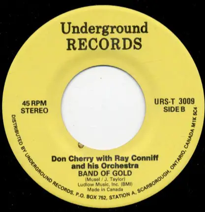Joan Weber Orchestra , Don Cherry With Ray Conniff's Orchestra - Let Me Go Lover / Band Of Gold