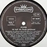 LP - Joana - Ich Hab' Die Nacht Geträumet - Lieder Um Liebe Und Minne