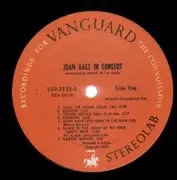 LP - Joan Baez - In Concert Part 1
