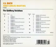 CD - João Carlos Martins , Johann Sebastian Bach - The Goldberg Variations