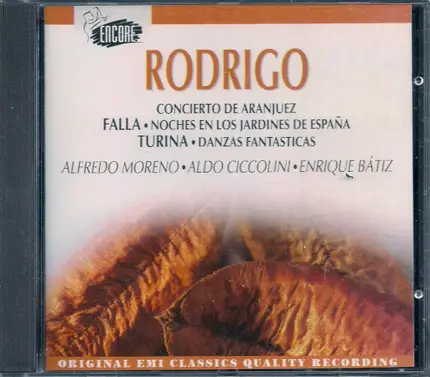 Rodrigo / Falla / Turina - Concerto De Aranjuez / Noches En Los Jardines De Espana / Danzas Fantasticas