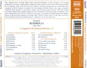 CD - Rodrigo - Complete Orchestral Works 1: Soleriana / Zarabanda Lejana Y Villacico