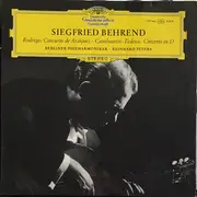 LP - Joaquín Rodrigo / Mario Castelnuovo Tedesco - Siegfried Behrend - Concierto de Aranjuez / Concerto In D