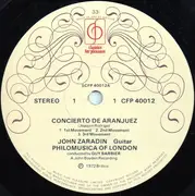 LP - Joaquín Rodrigo - Concierto De Aranjuez For Guitar And Orchestra