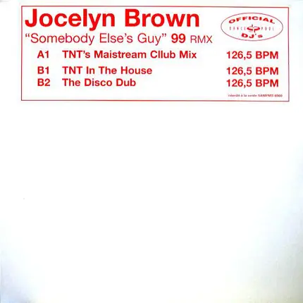 Jocelyn Brown - Somebody Else's Guy 99 RMX