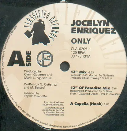Jocelyn Enriquez - Only