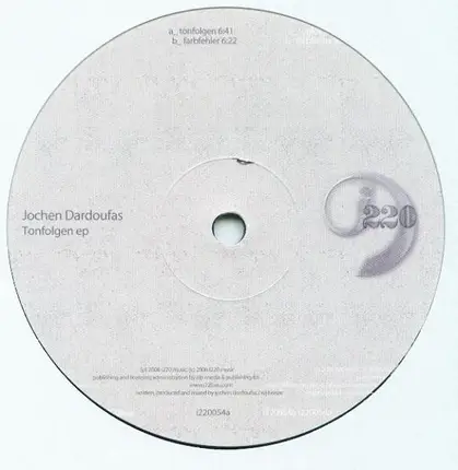 Jochen Dardoufas - Tonfolgen EP
