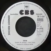 7inch Vinyl Single - Jochen Lohner - Ich Bin Allein (Deutsche Originalaufnahme) / Julia
