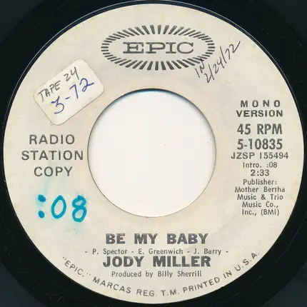 Jody Miller - Be My Baby