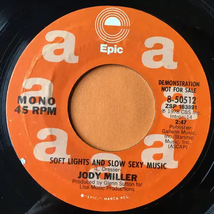 Jody Miller - Soft Lights And Slow Sexy Music