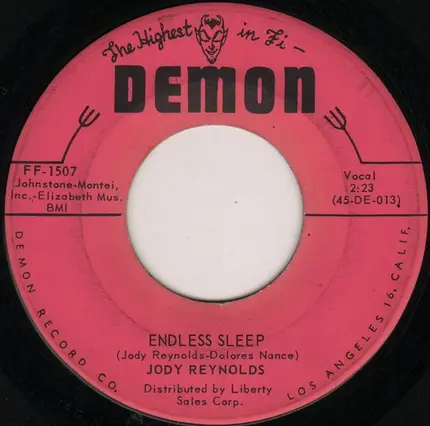 Jody Reynolds And The Storms - Endless Sleep / Tight Capris